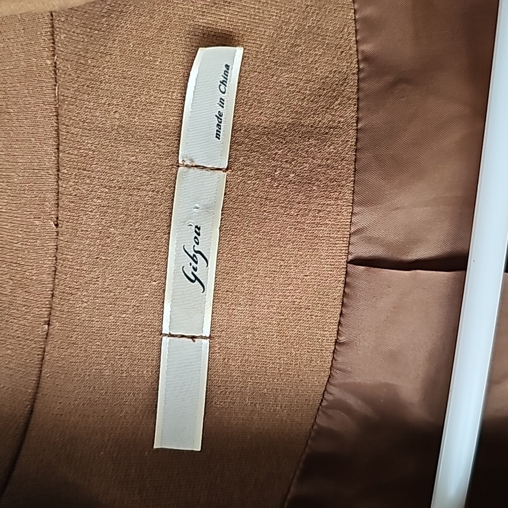 Gibson women's blazer in camel, size xs - Picture 2 of 5